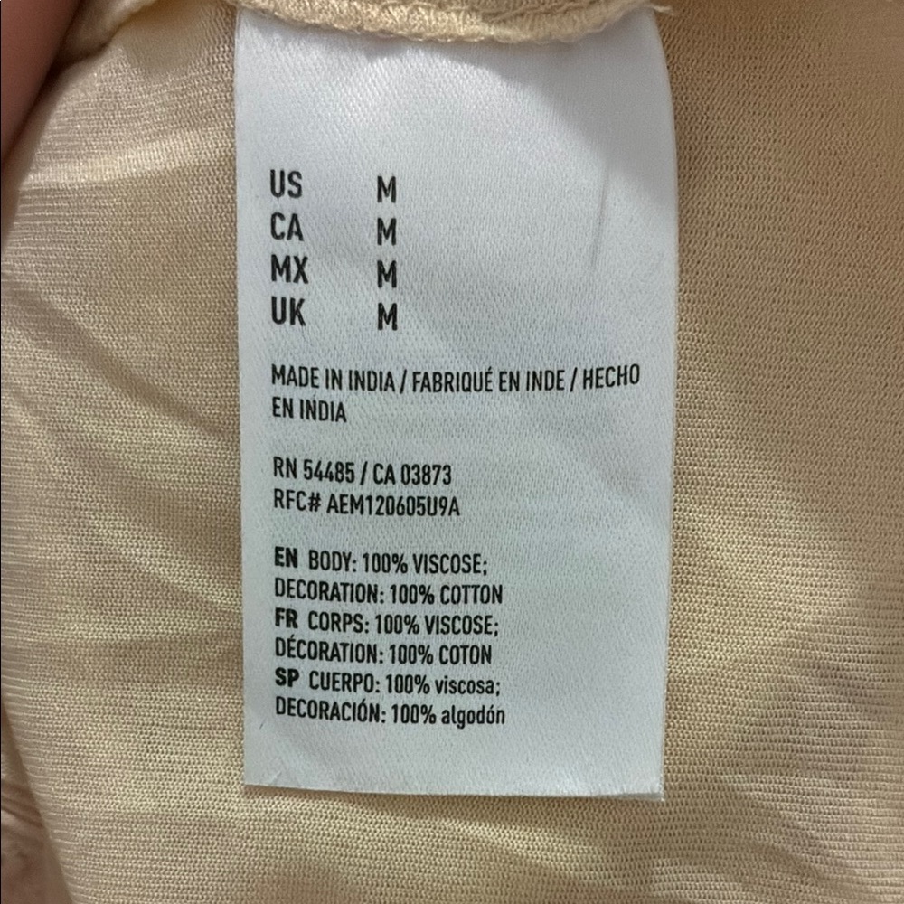 American Eagle Outfitters peach romper medium *missing belt* - Picture 10 of 10